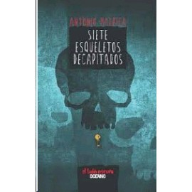 Siete esqueletos decapitados